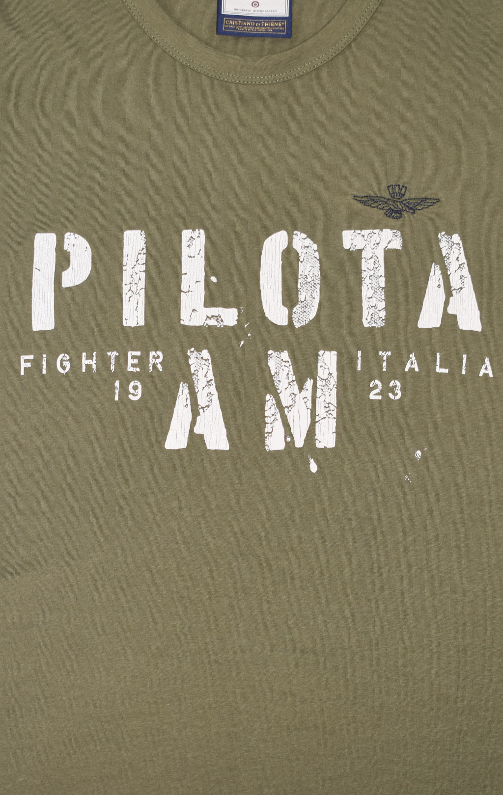 Футболка AERONAUTICA MILITARE SS 23/BD verde (TS 2092) 