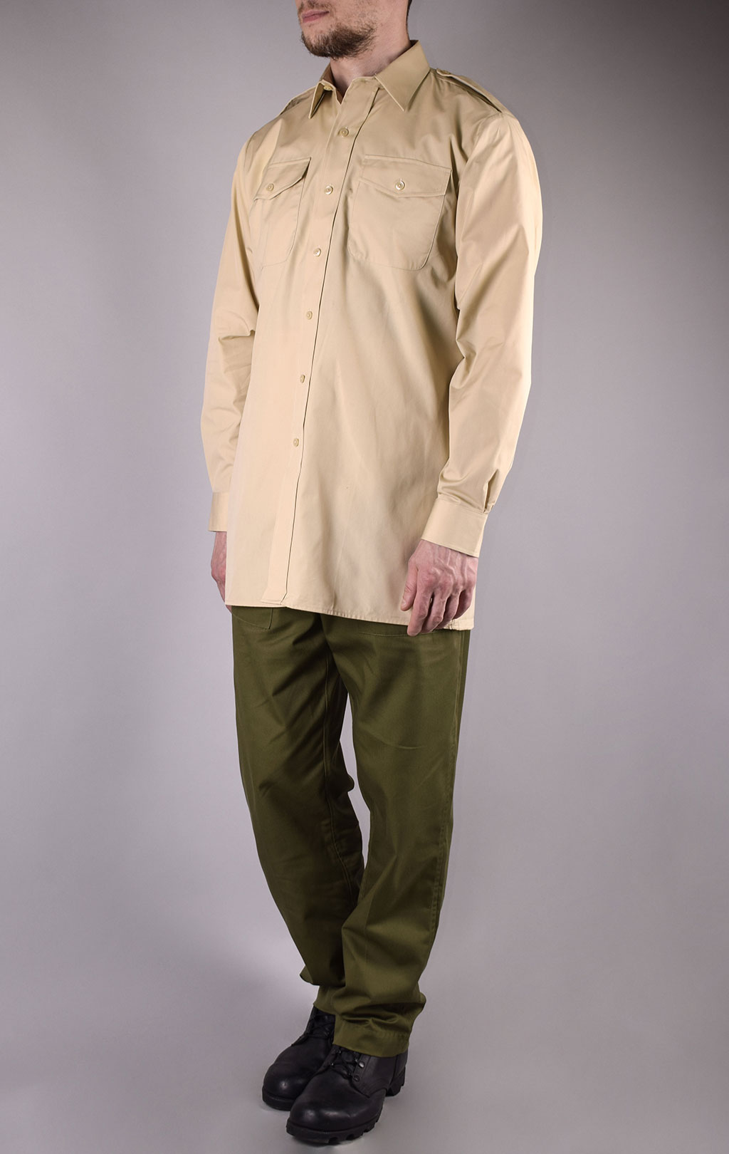 Рубашка армейская fawn (khaki) Англия