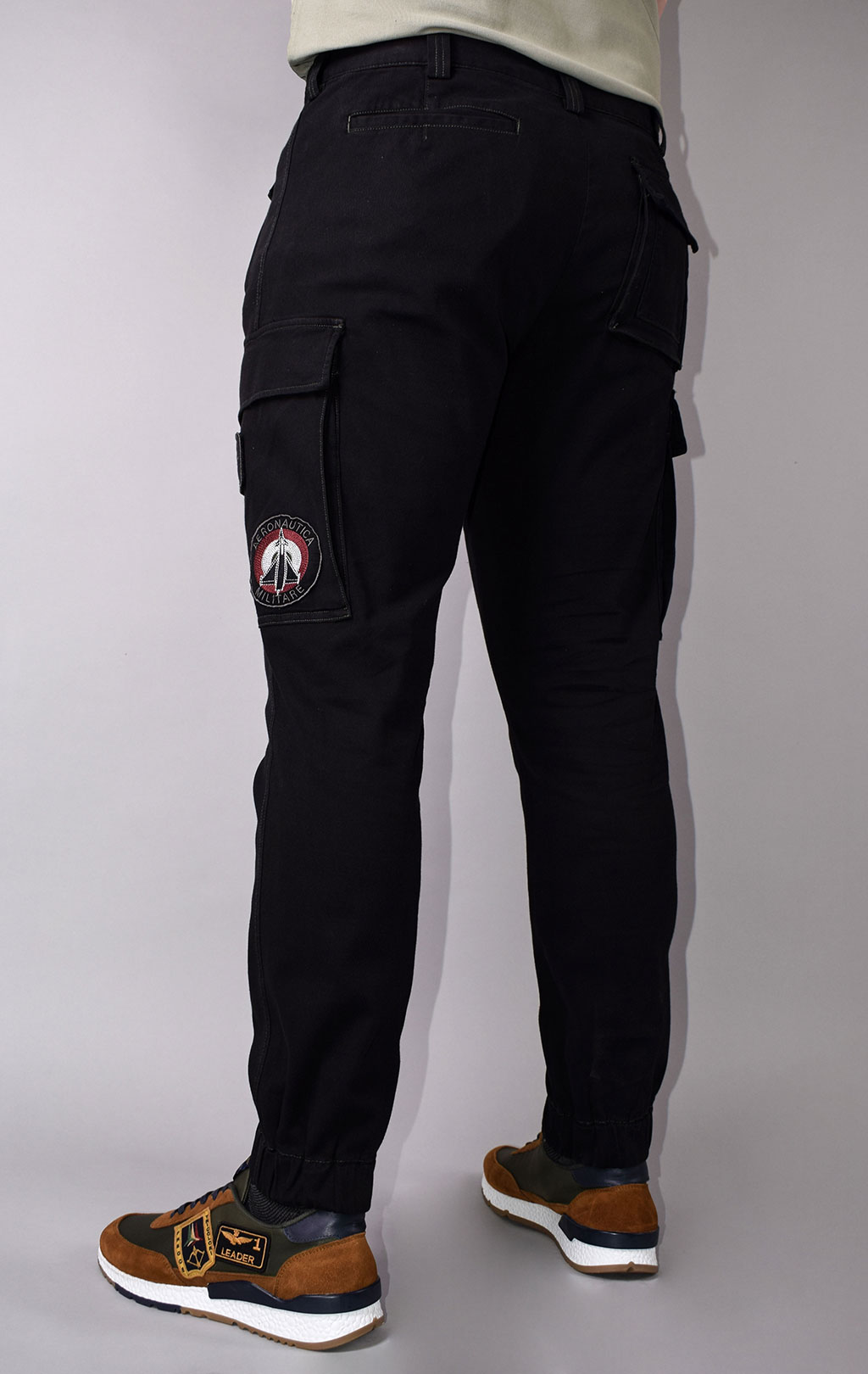 Брюки-карго AERONAUTICA MILITARE SS 21/TN jet black (PA 1436) 