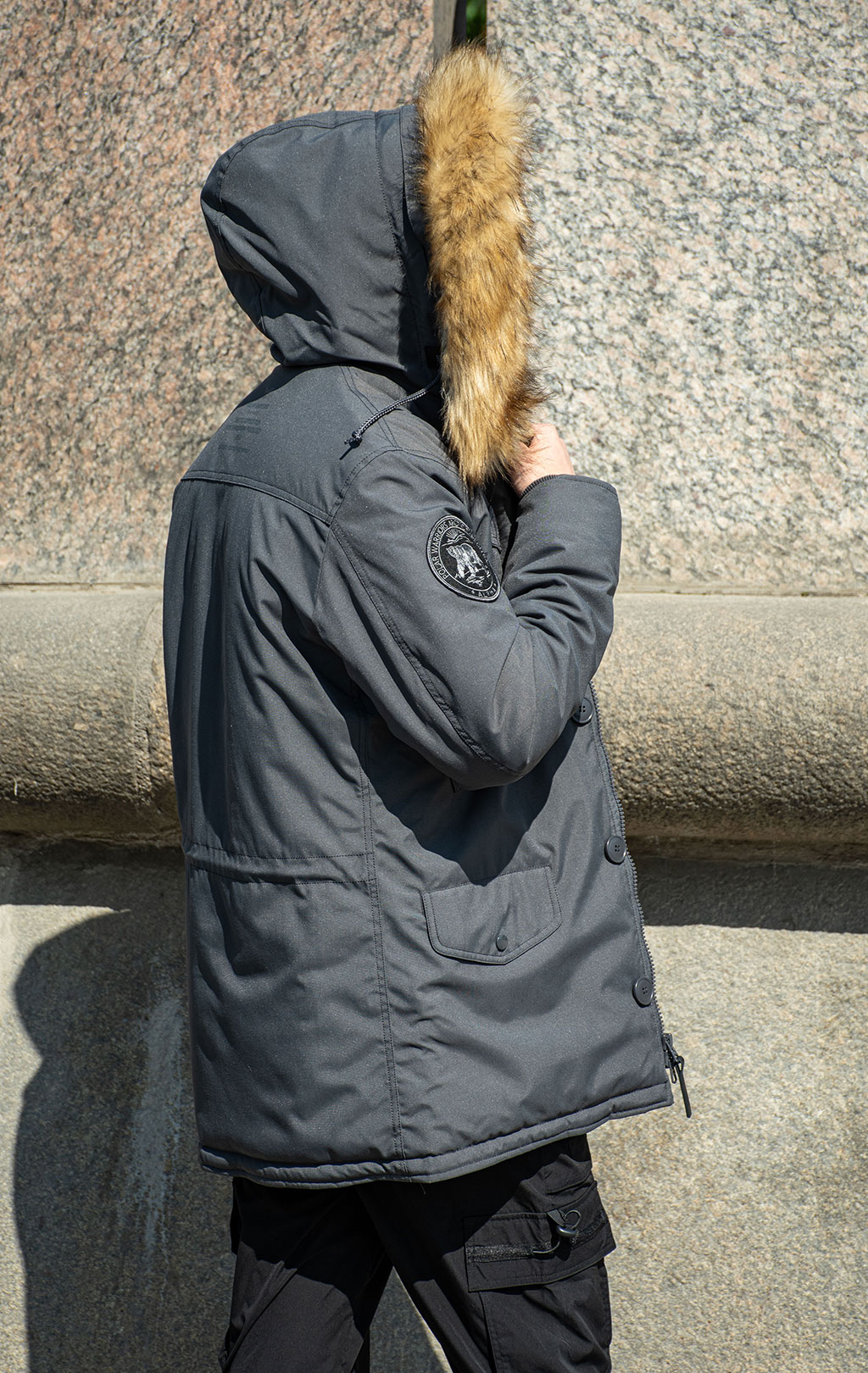 Аляска ALPHA INDUSTRIES POLAR vintage grey 