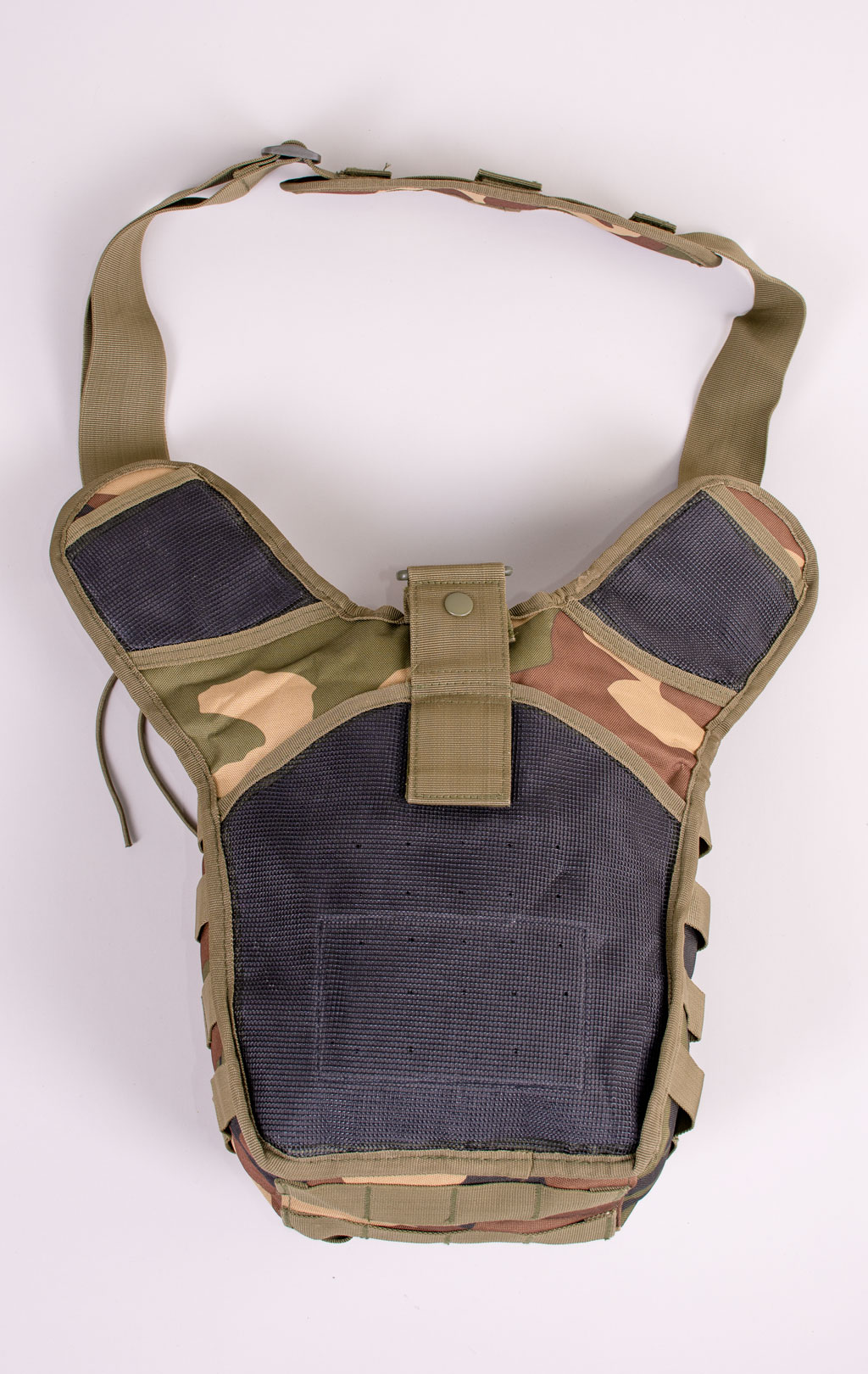 Сумка через плечо тактическая Hausheng SLING MOLLE 25x15x30 camo woodland PK-402 