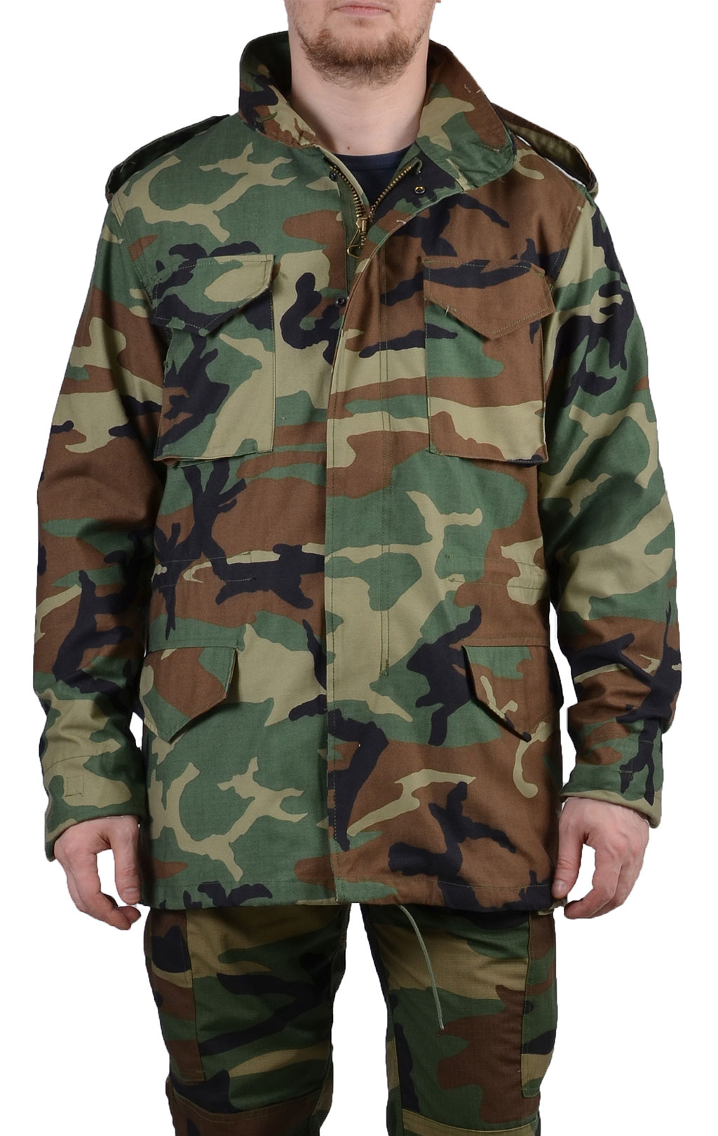 Куртка ALPHA INDUSTRIES CLASSIC M-65 camo woodland 