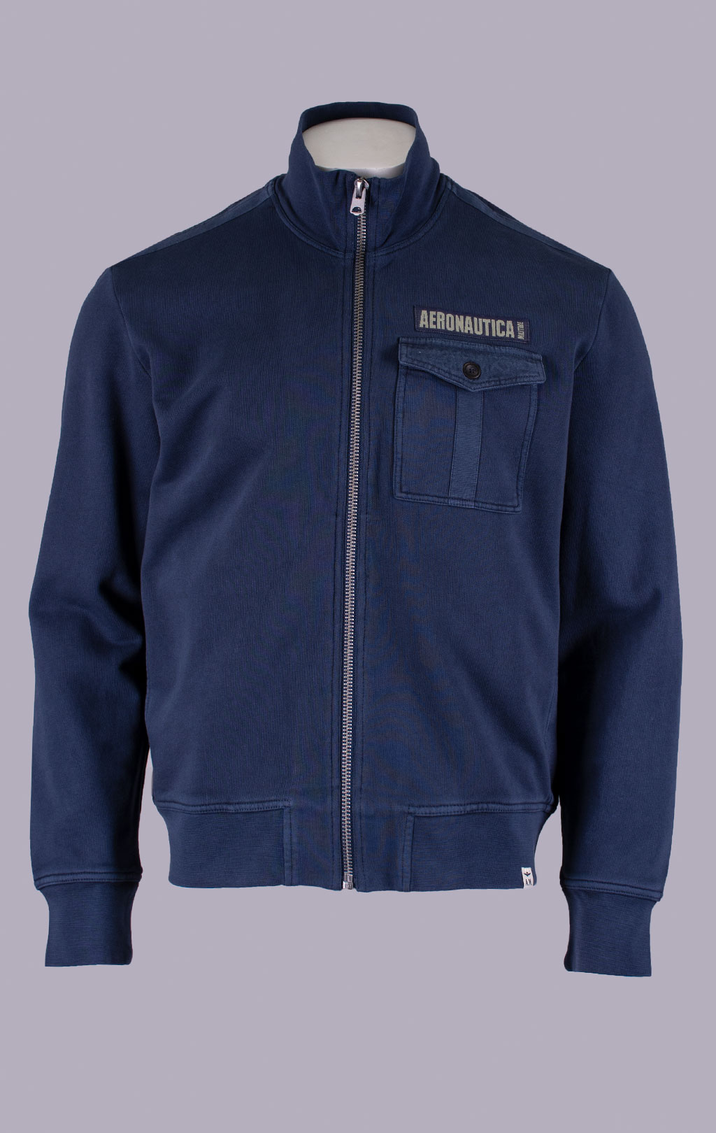 Олимпийка AERONAUTICA MILITARE SS 26/IN blue navy (FE 2101) 
