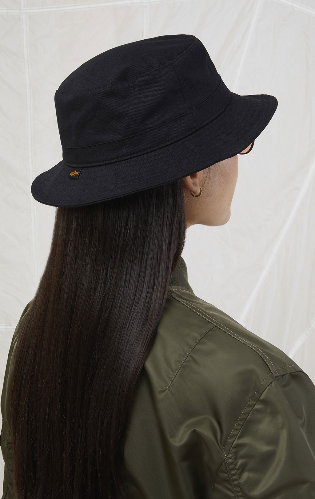 Панама ALPHA INDUSTRIES COTTON BUCKET HAT SS 23 black 