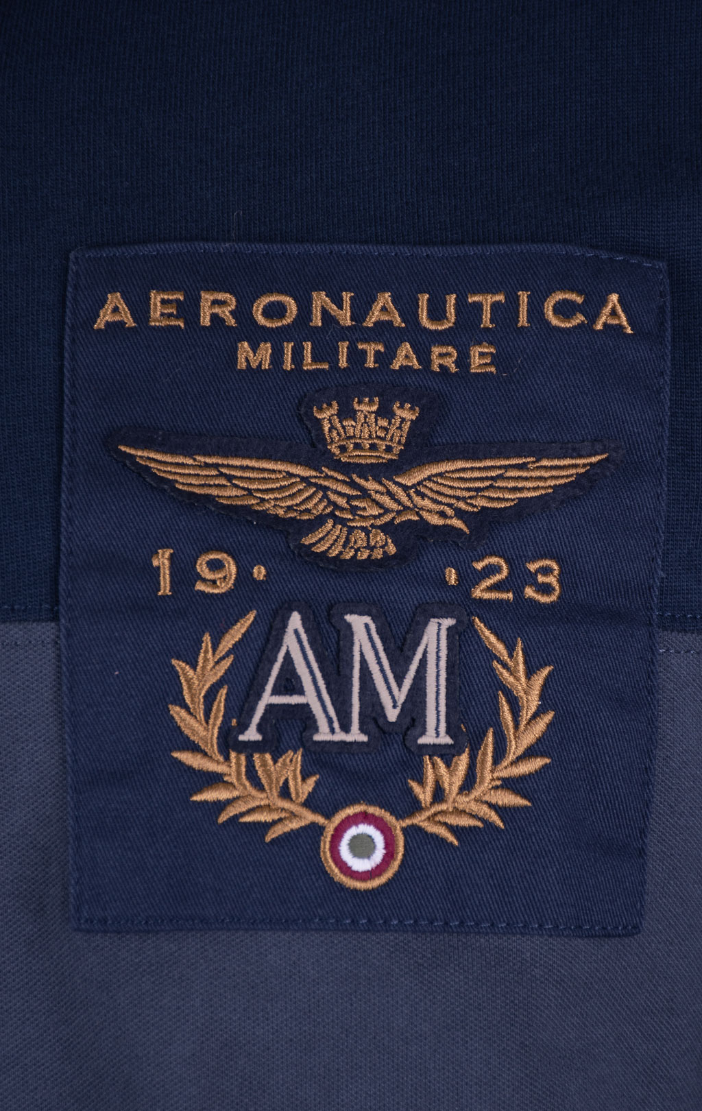 Поло-лонгслив AERONAUTICA MILITARE FW 26/27/BD blue navy/shark (PO 1950) 