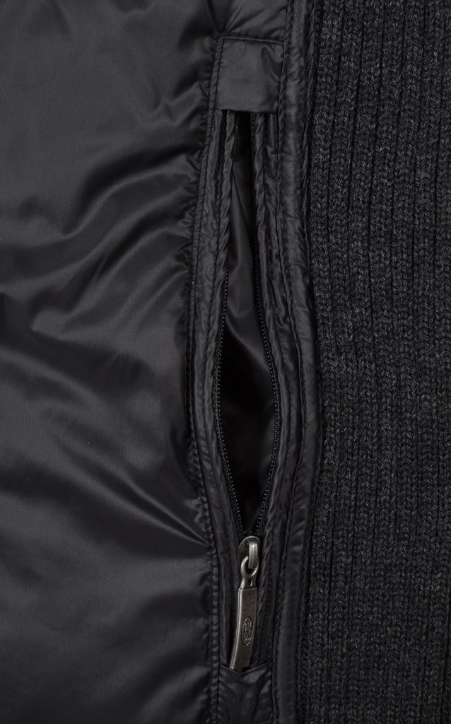 Толстовка PJS ILLUGA с капюшоном black melange 