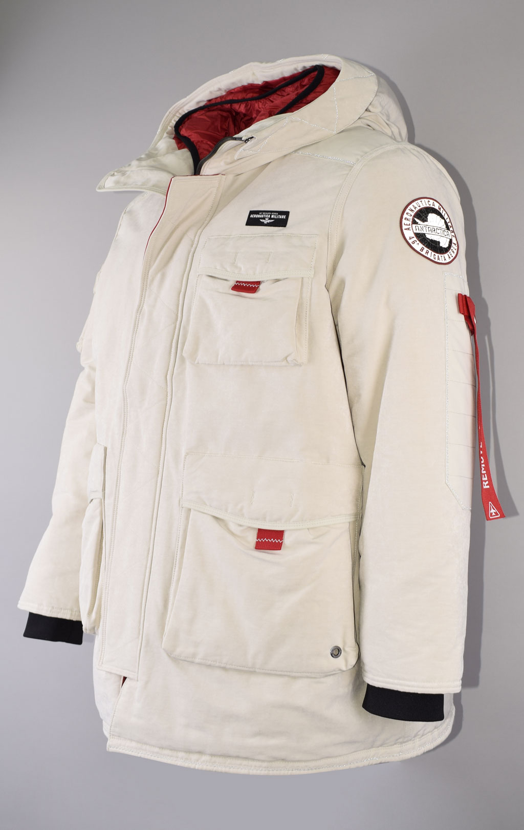 Куртка-парка AERONAUTICA MILITARE ANTARCTICA FW 23/24 m/CN ghiaccio (AB 2110) 