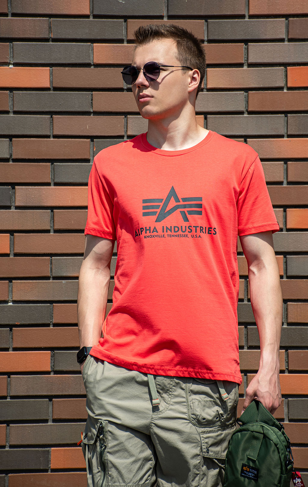 Футболка ALPHA INDUSTRIES BASIC T radiant red 