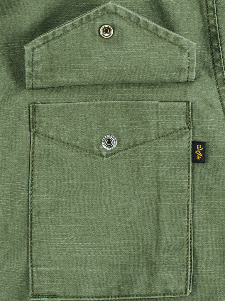 Ветровка ALPHA INDUSTRIES VINTAGE M-65 olive washed 