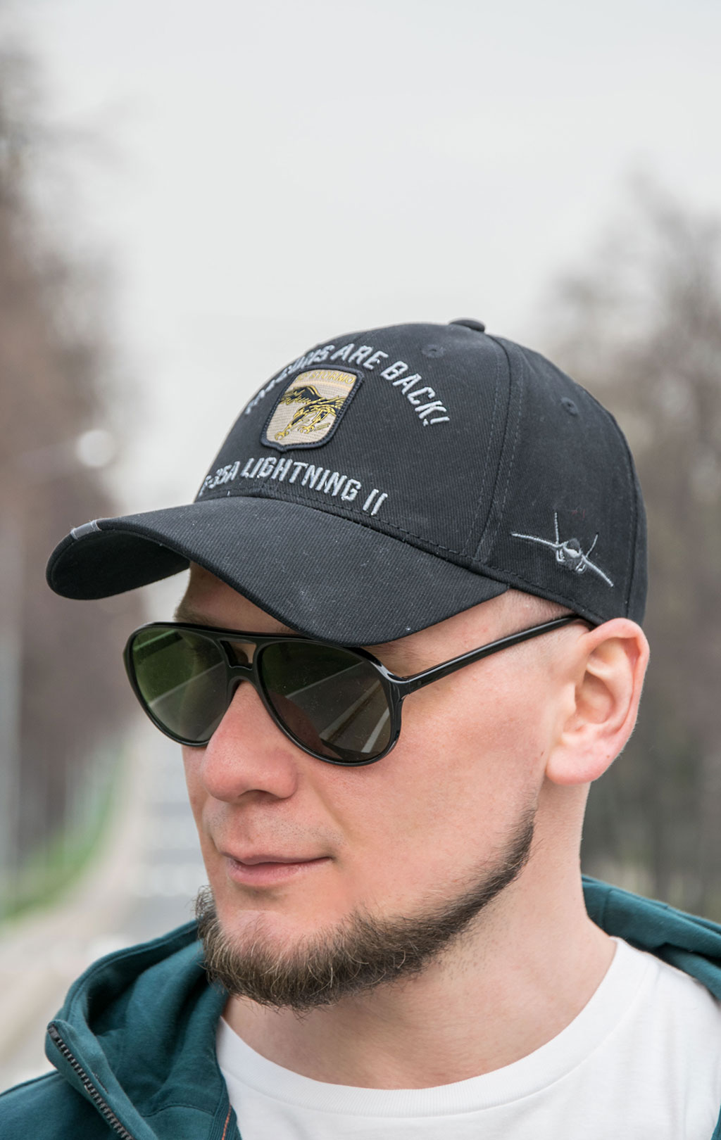 Бейсболка AERONAUTICA MILITARE FW 22/23/CN jet black (HA 1121) 