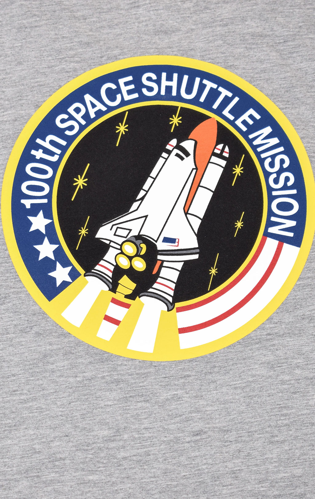 Футболка ALPHA INDUSTRIES NASA SPACE SHUTTLE T grey heather 