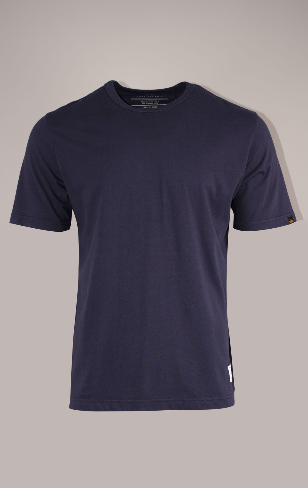 Футболка ALPHA INDUSTRIES ESSENTIAL GEN II TEE плотная FW 24/25 replica blue 