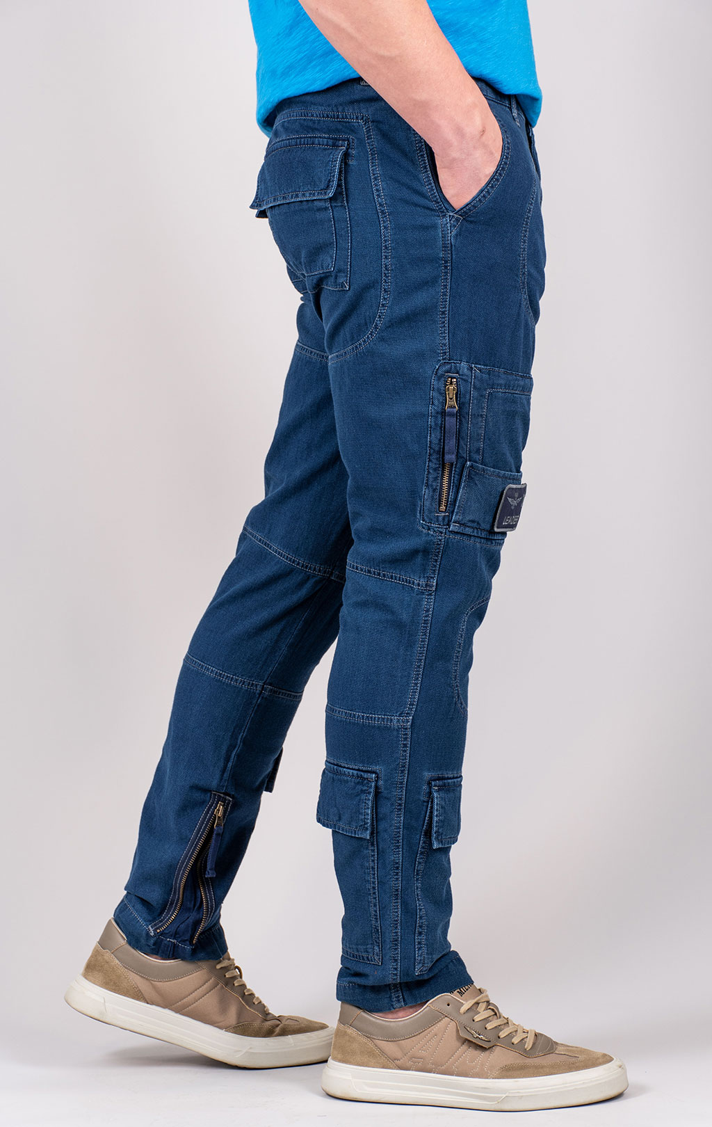Джинсы-карго AERONAUTICA MILITARE ANTI-G SS 25 m/IN indigo (PA 1655) 