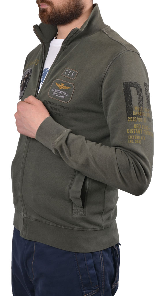 Толстовка AERONAUTICA MILITARE fango (FE 1047) 