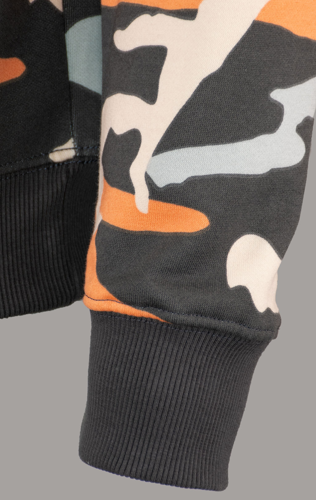 Толстовка ALPHA INDUSTRIES BASIC HOODY orange grey camo 