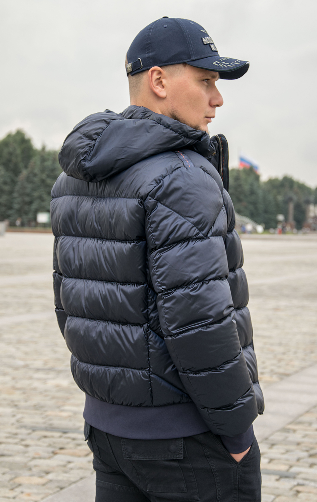 Куртка-пуховик PARAJUMPERS PHARRELL FW 21/22 navy 