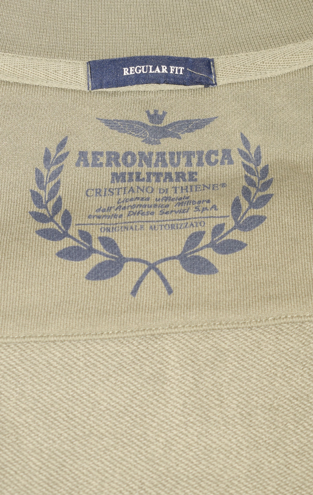 Олимпийка AERONAUTICA MILITARE SS 23/TR verde (FE 1780) 