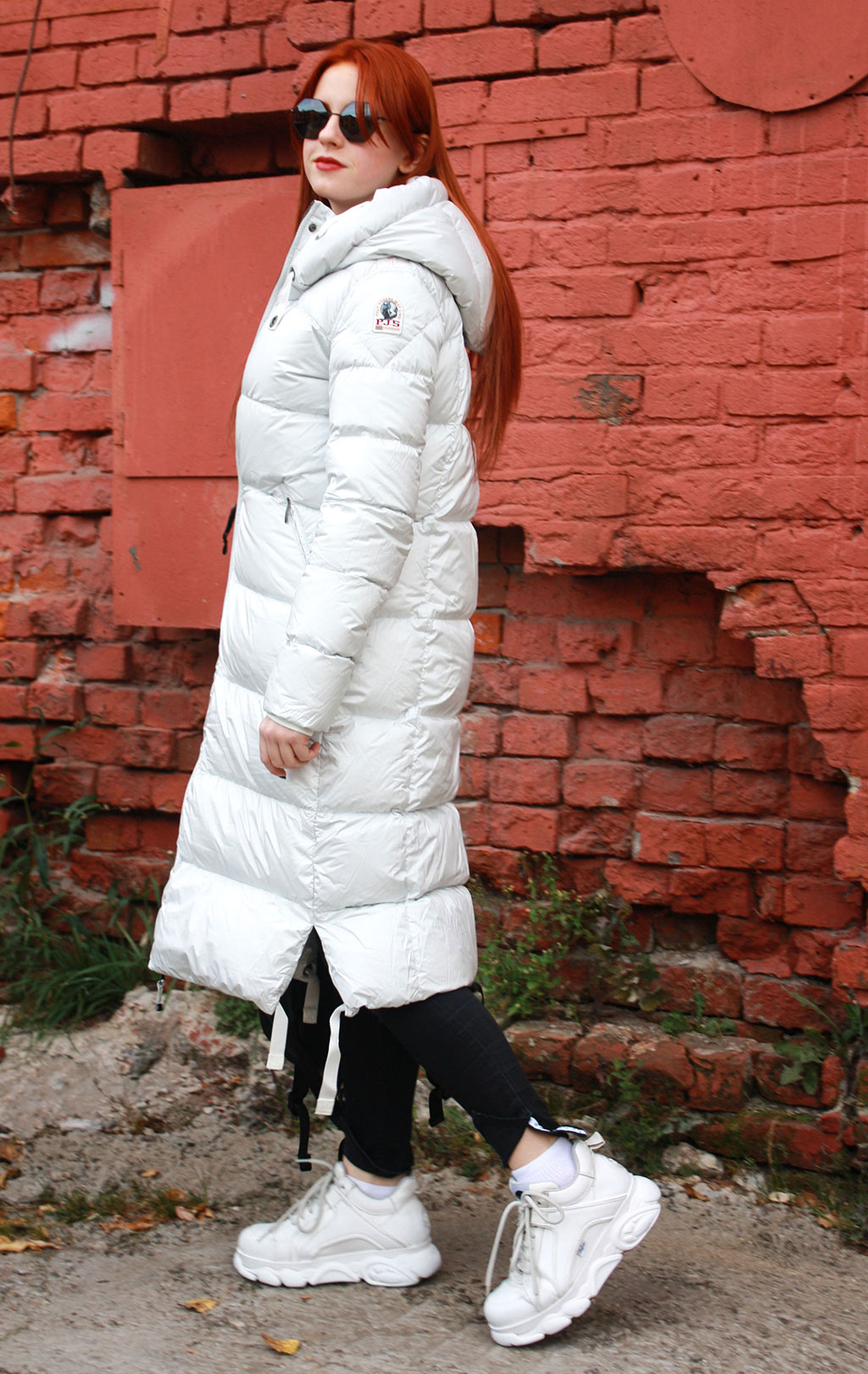 Женское пальто пуховое PARAJUMPERS PANDA FW 20/21 off white 