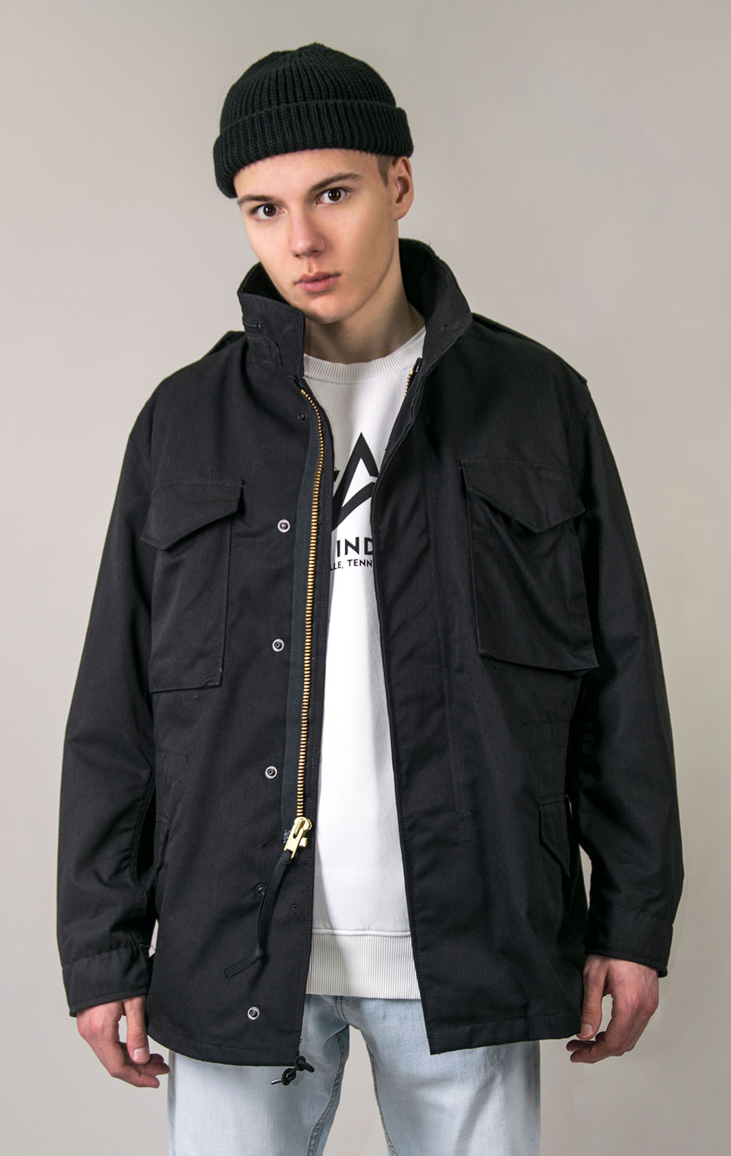 Куртка M-65 CLASSIC black США