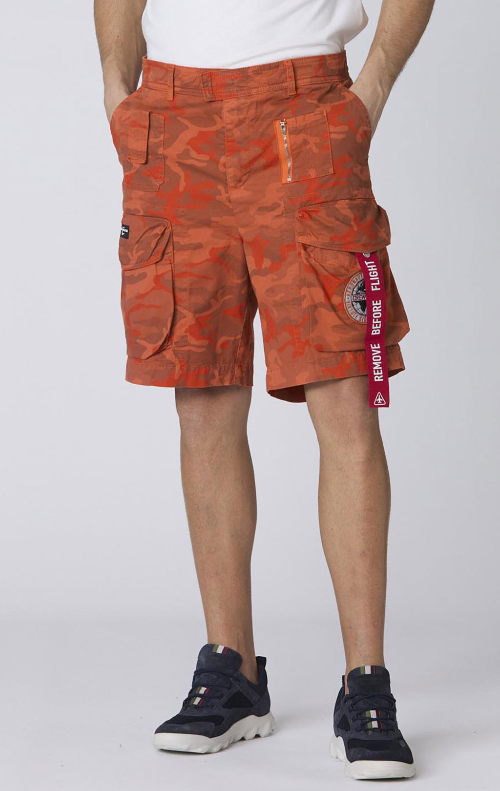 Шорты AERONAUTICA MILITARE SS 24/BD orange camo (BE 200) 