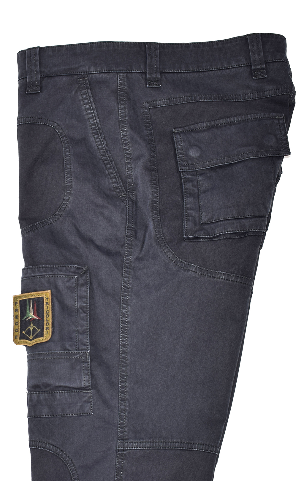 Брюки-карго AERONAUTICA MILITARE big size плотные FW 21/22/AL blue black (PA 939) 