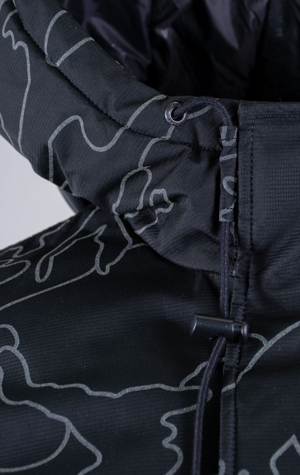 Аляска ALPHA INDUSTRIES PRIMALOFT PARKA N-3B reflective black camo 