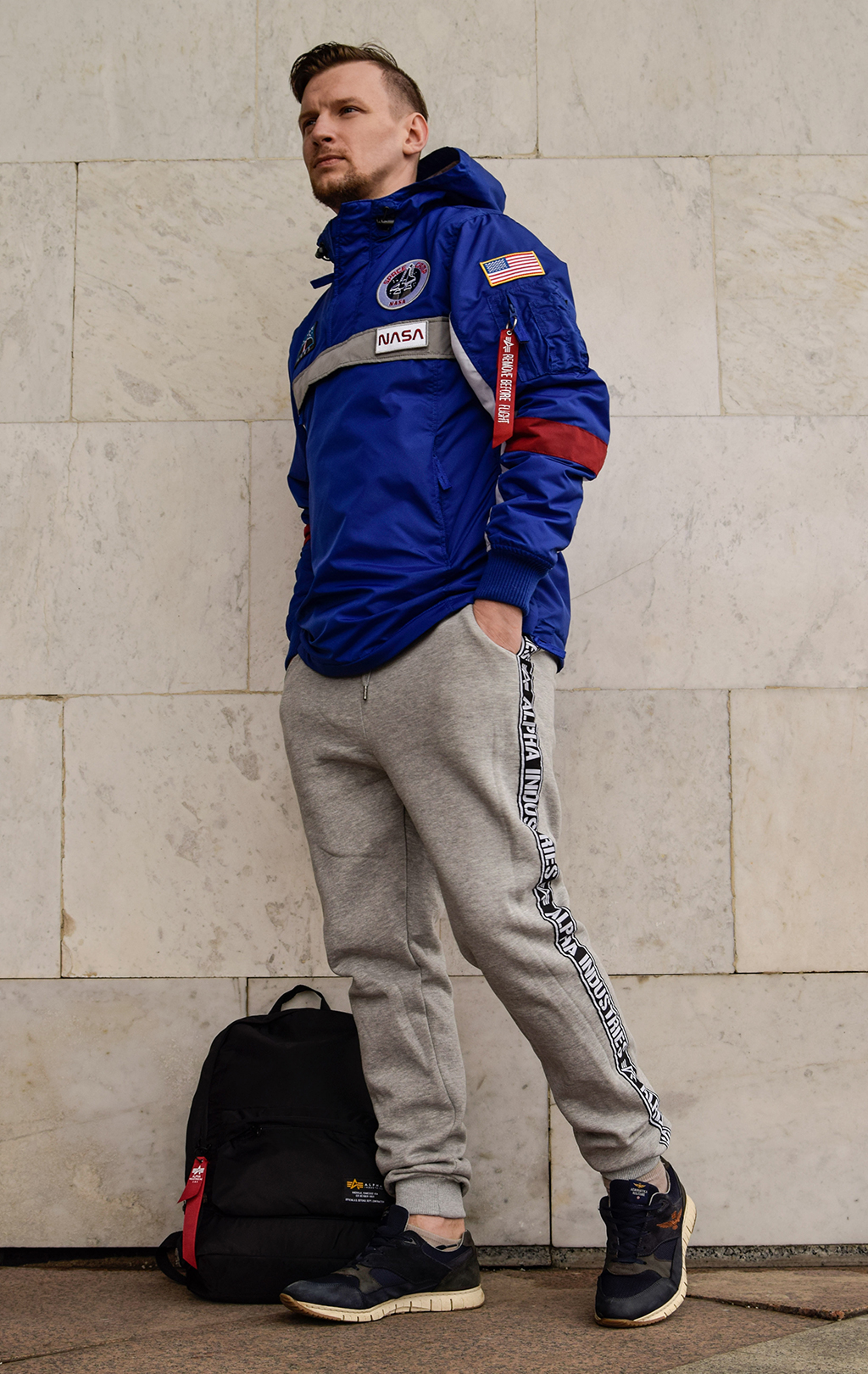 Анорак ALPHA INDUSTRIES NASA SPACE CAMP ANORAK nautical blue 