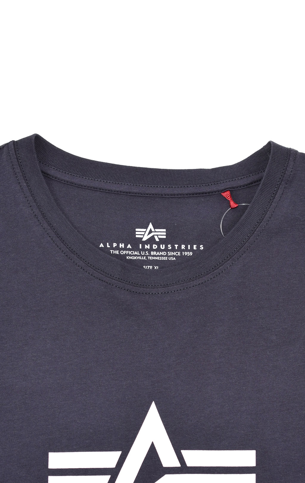 Футболка ALPHA INDUSTRIES BASIC T grey black 