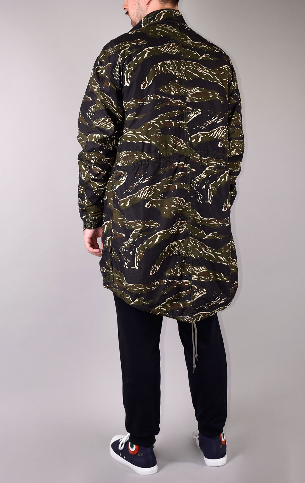 Парка ALPHA INDUSTRIES DEFENDER FISHTAIL original fit tiger camo 