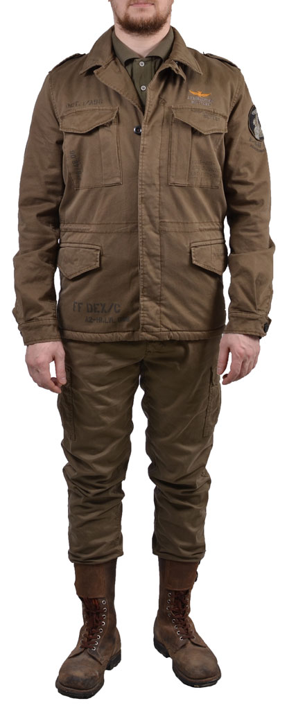 Куртка AERONAUTICA MILITARE verde militare (AB 1409) 