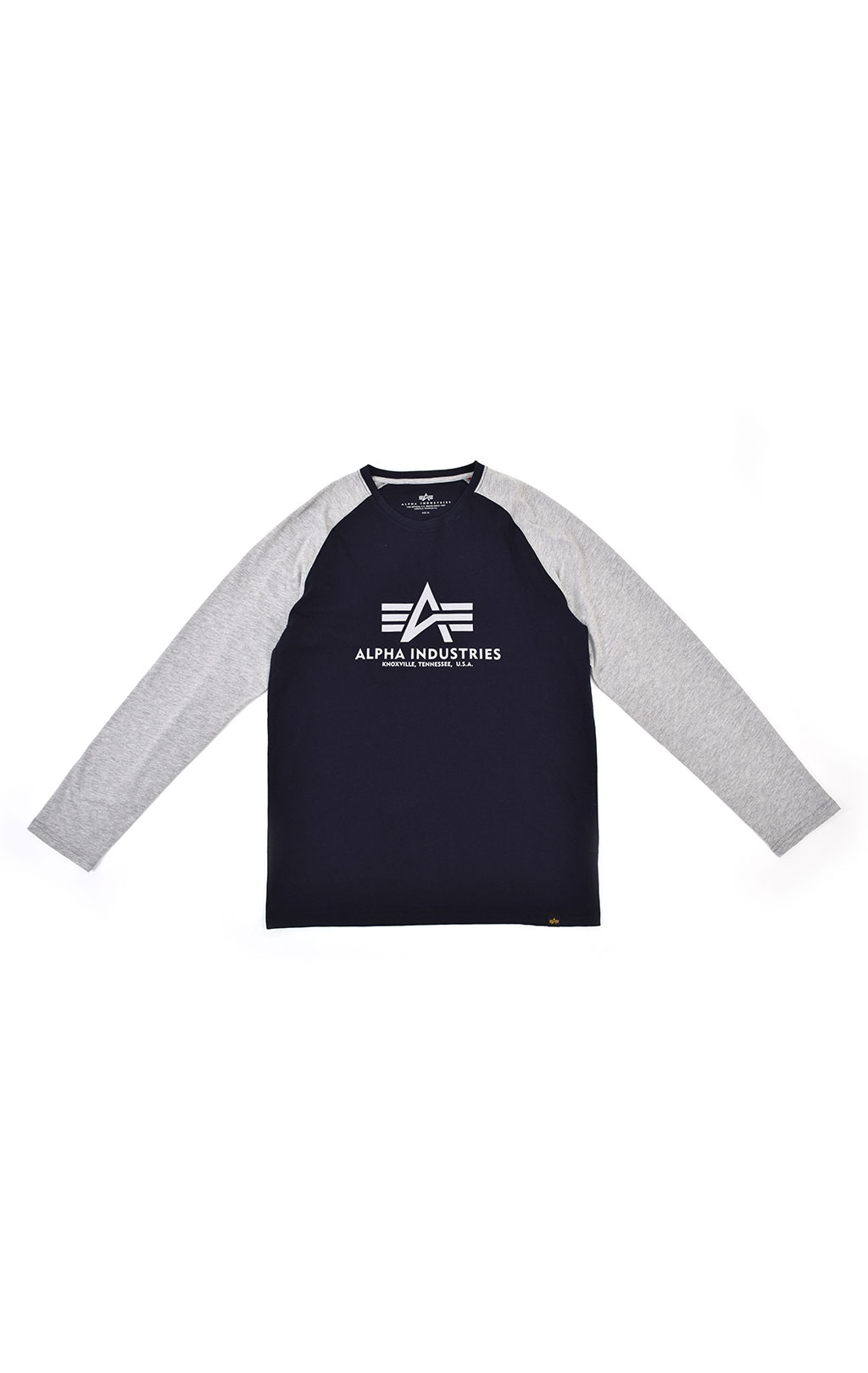 Лонгслив ALPHA INDUSTRIES BASIC LS grey heather 