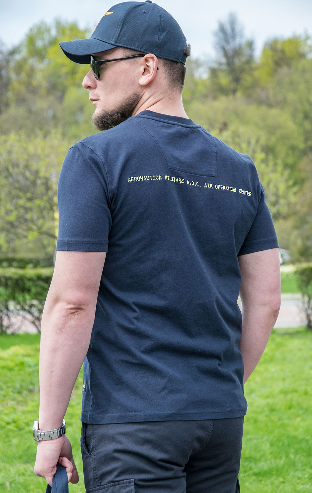 Футболка AERONAUTICA MILITARE SS 22/IN dark navy (TS 1934)