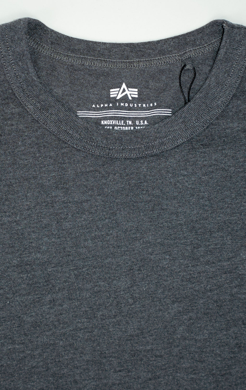 Футболка ALPHA INDUSTRIES ESSENTIAL RELAXED TEE FW 25/26 dark charcoal heather 