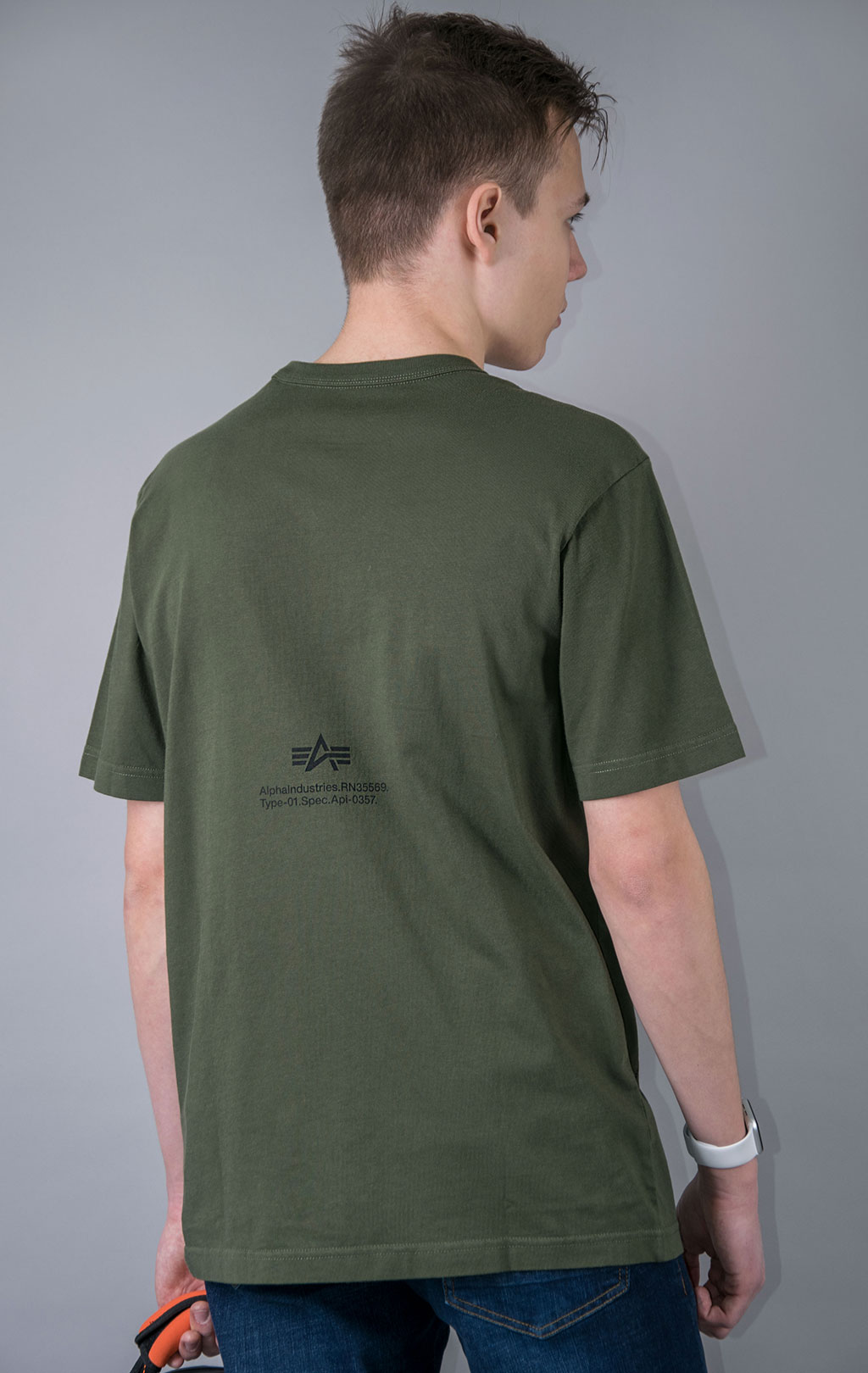 Футболка ALPHA INDUSTRIES ALPHA GRAPHIC TEE SS 23 olive 