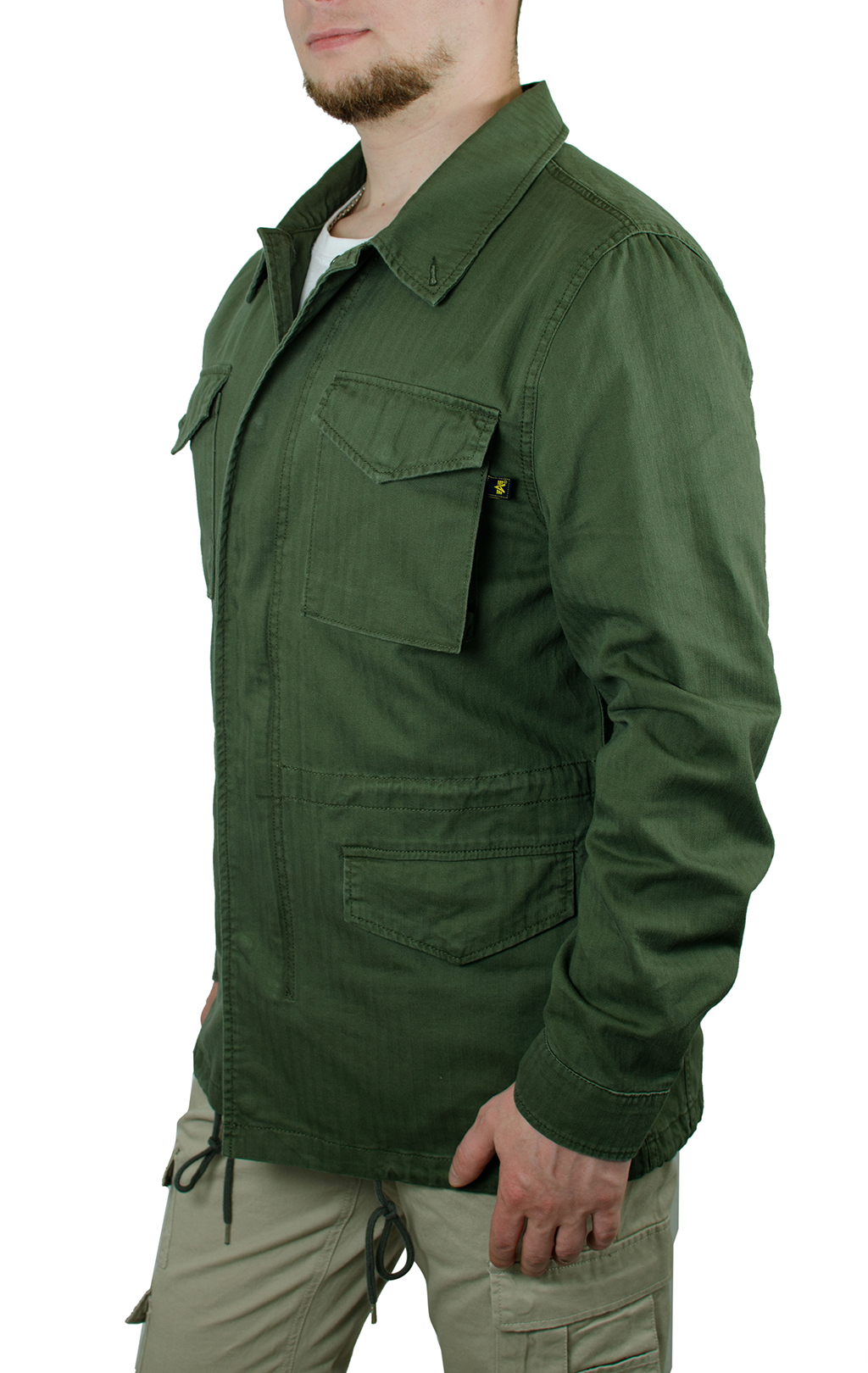 Ветровка ALPHA INDUSTRIES REVIVAL FIELD COAT M-65 хлопок olive 