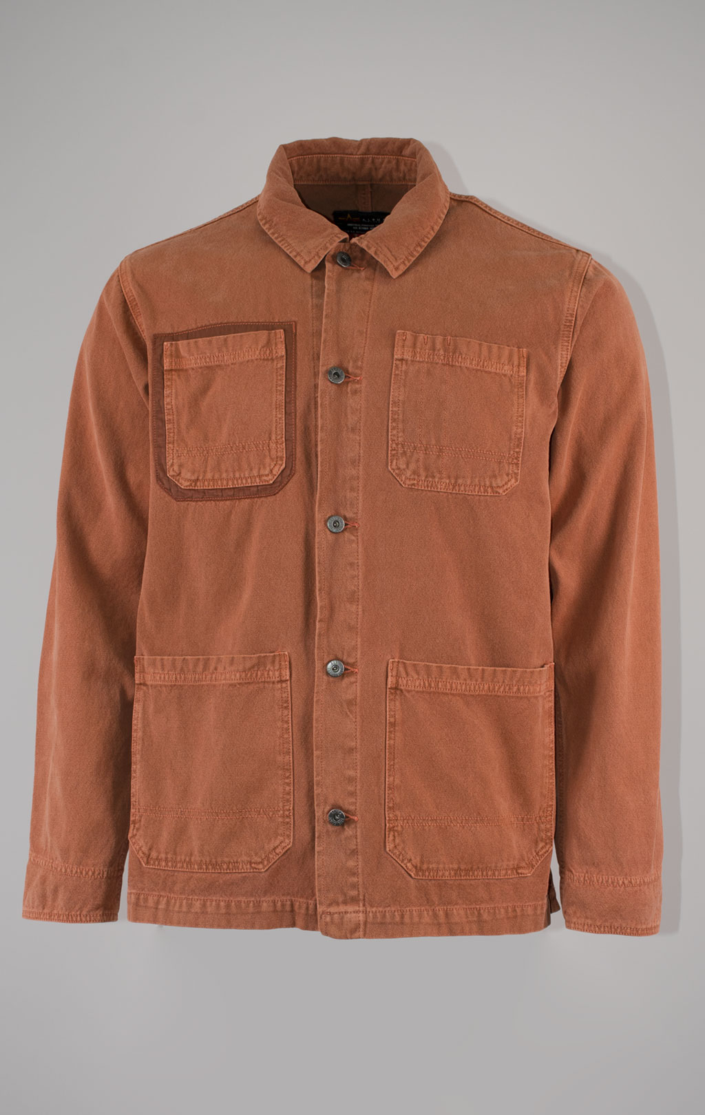 Ветровка ALPHA INDUSTRIES CTN CHORE COAT SS 25 m muted saffron 