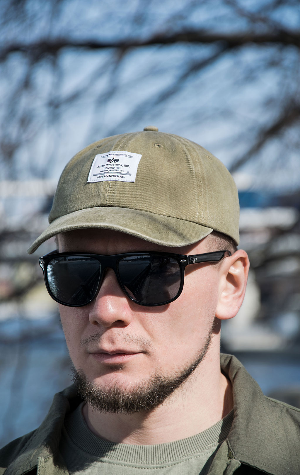 Бейсболка ALPHA INDUSTRIES BATTLEWASH CAP SS 23 olive 