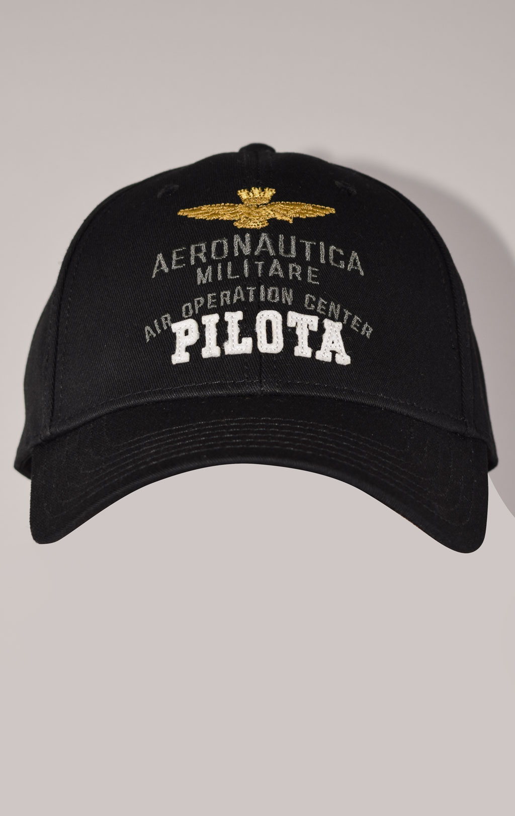 Бейсболка AERONAUTICA MILITARE FW 22/23/CN jet black (HA 1113)