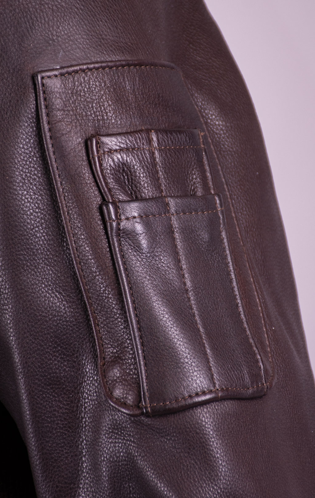 Куртка-пилот COCKPIT B-15 Slim Fit кожа SLIM FIT brown (Z27H02) 
