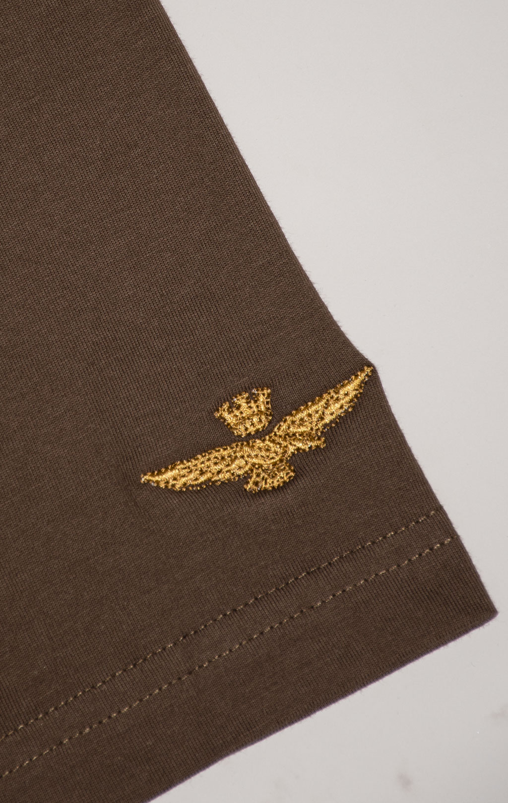 Футболка AERONAUTICA MILITARE SS 24/BD chocolate (TS 2218)