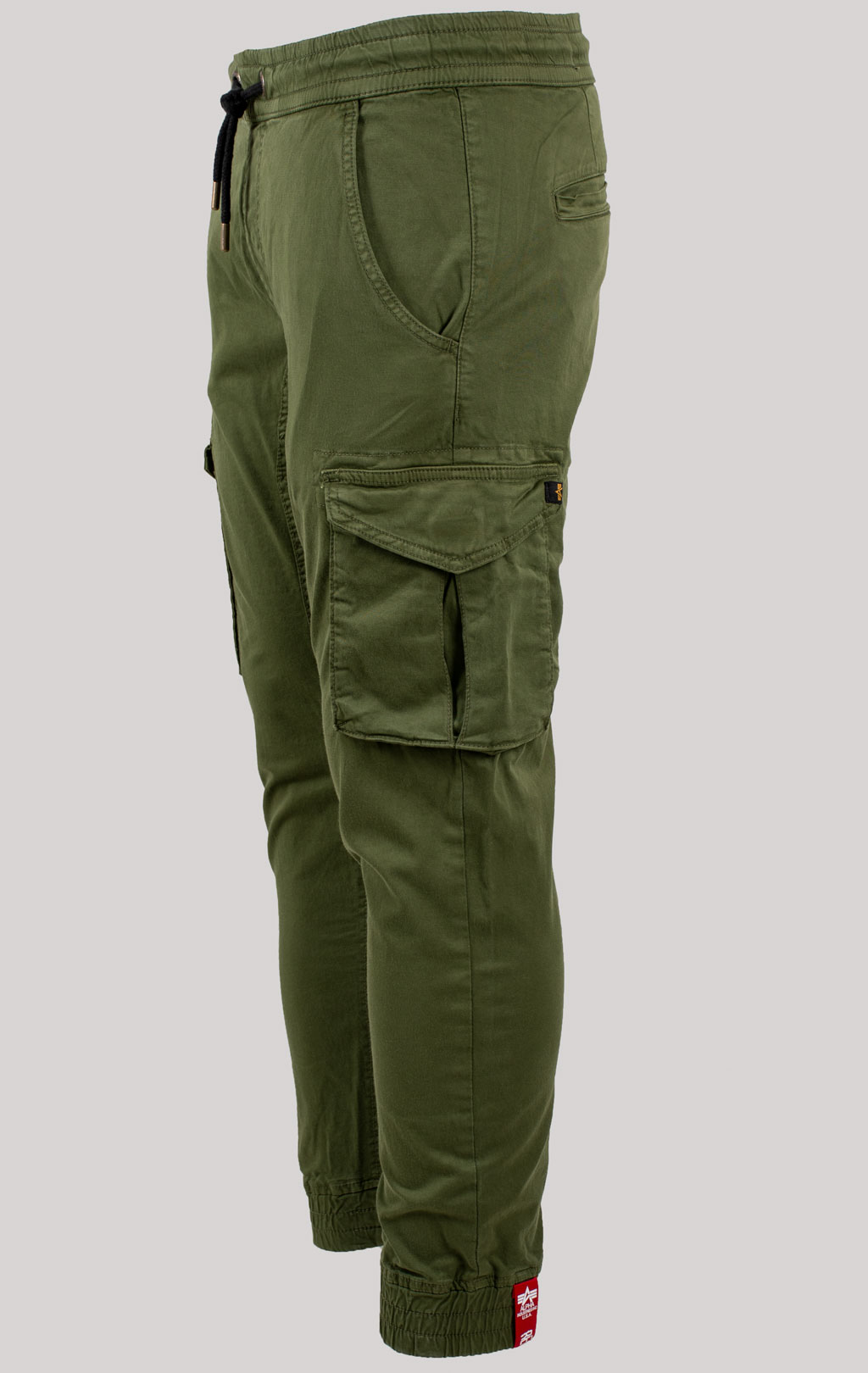 Брюки джоггеры ALPHA INDUSTRIES COTTON TWILL  JOGGER dark olive 