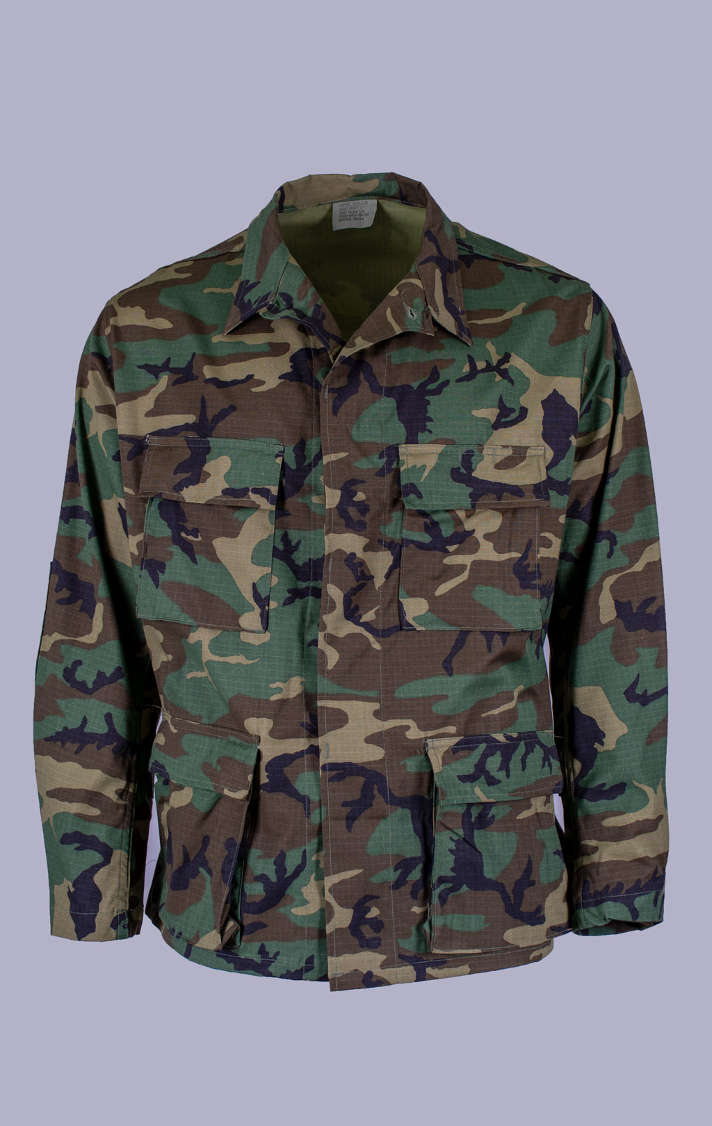 Китель полевой BDU хлопок Rip-Stop camo woodland США