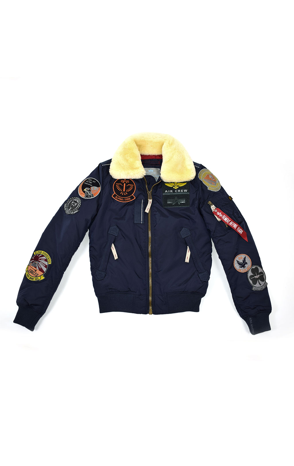 Женская куртка-пилот ALPHA INDUSTRIES INJECTOR-III PATCH rep. blue 