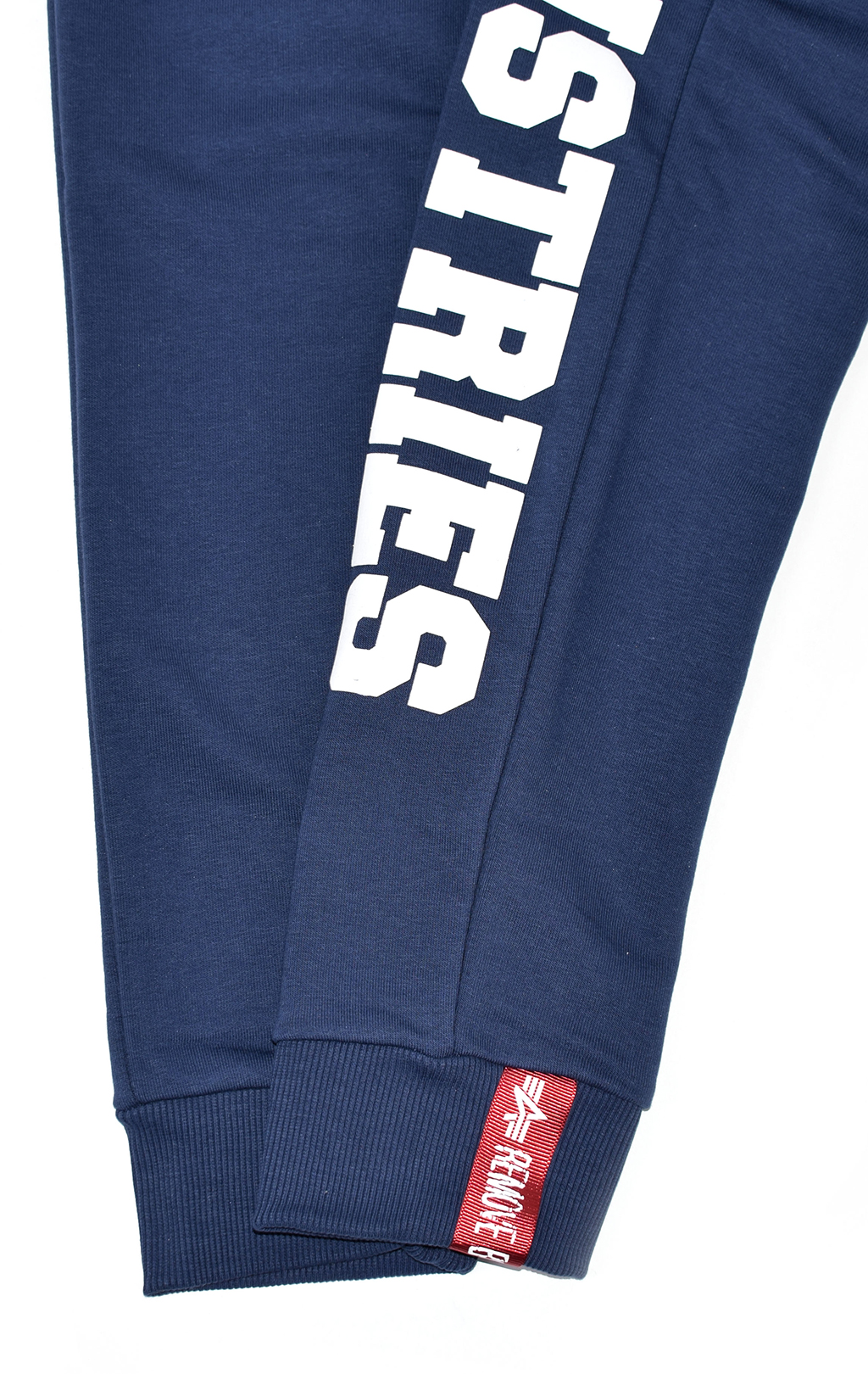 Брюки спортивные джоггеры ALPHA INDUSTRIES BIG LETTERS JOGGER new navy 