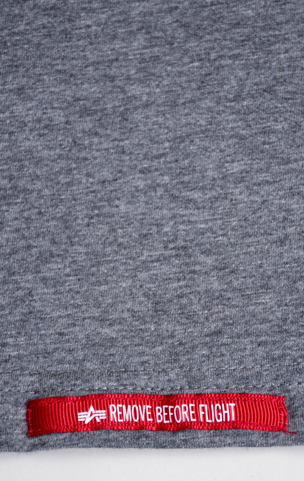 Футболка ALPHA INDUSTRIES NASA LOGO medium charcoal heather 
