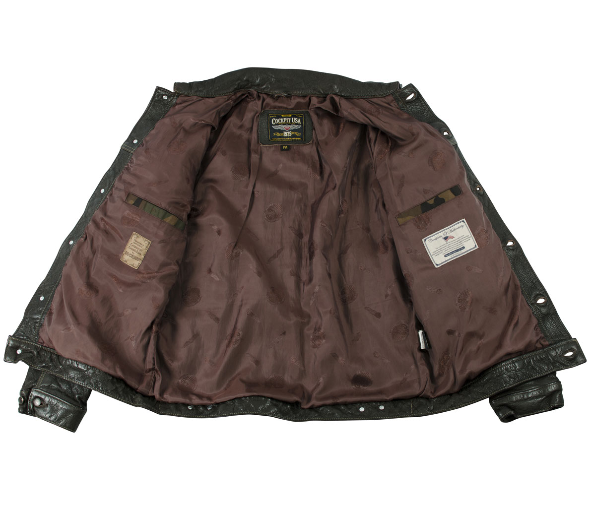 Куртка COCKPIT JEAN кожа brown washed (Z21W012W) 