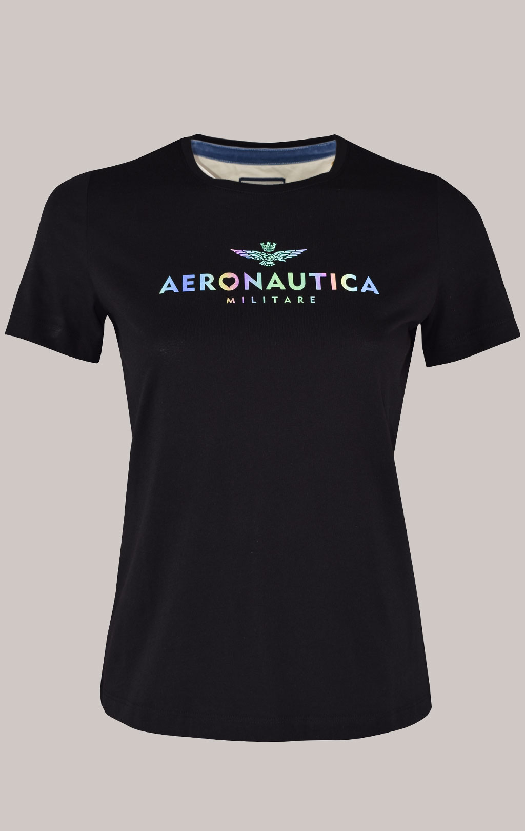 Женская футболка AERONAUTICA MILITARE FW 22/23/TR nero (TS 2031)
