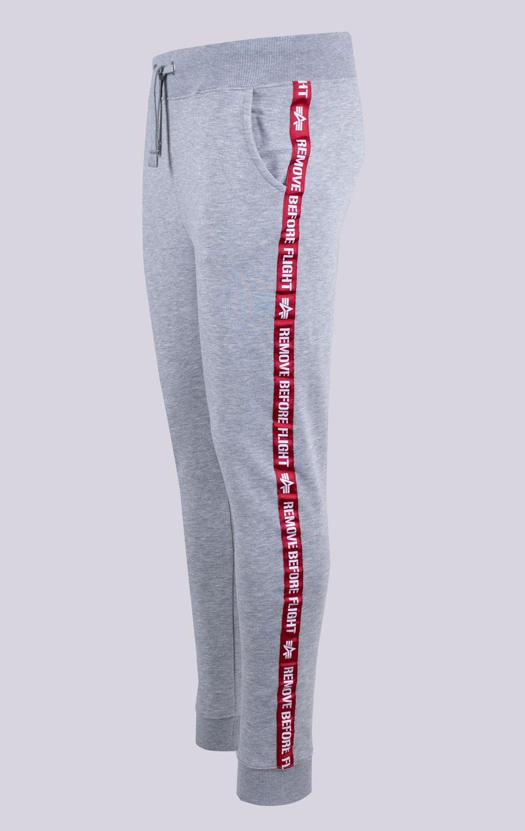 Брюки спортивные джоггеры ALPHA INDUSTRIES RBF TAPE JOGGER grey heather 