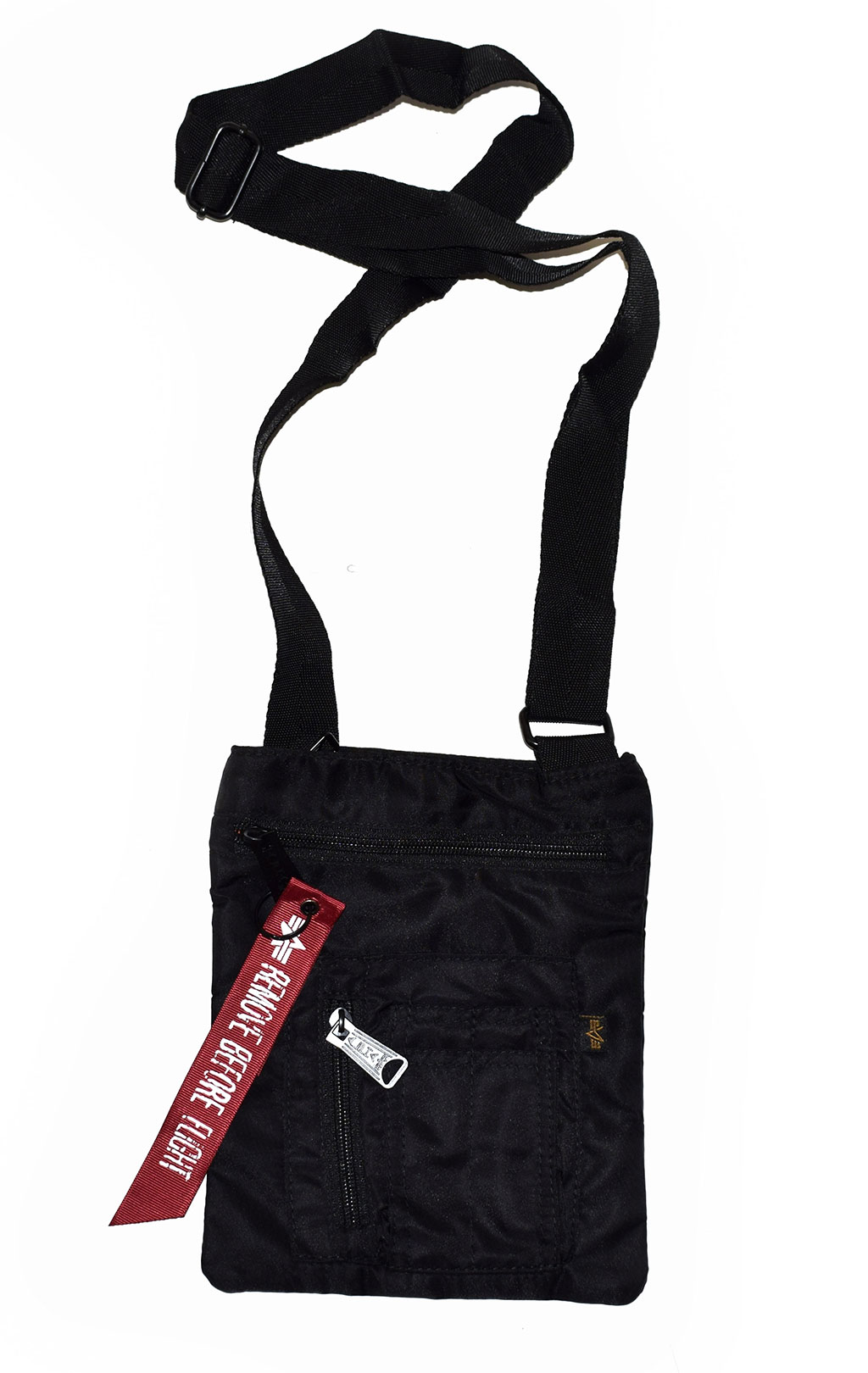 Сумка ALPHA INDUSTRIES CREW MESSENGER BAG black 