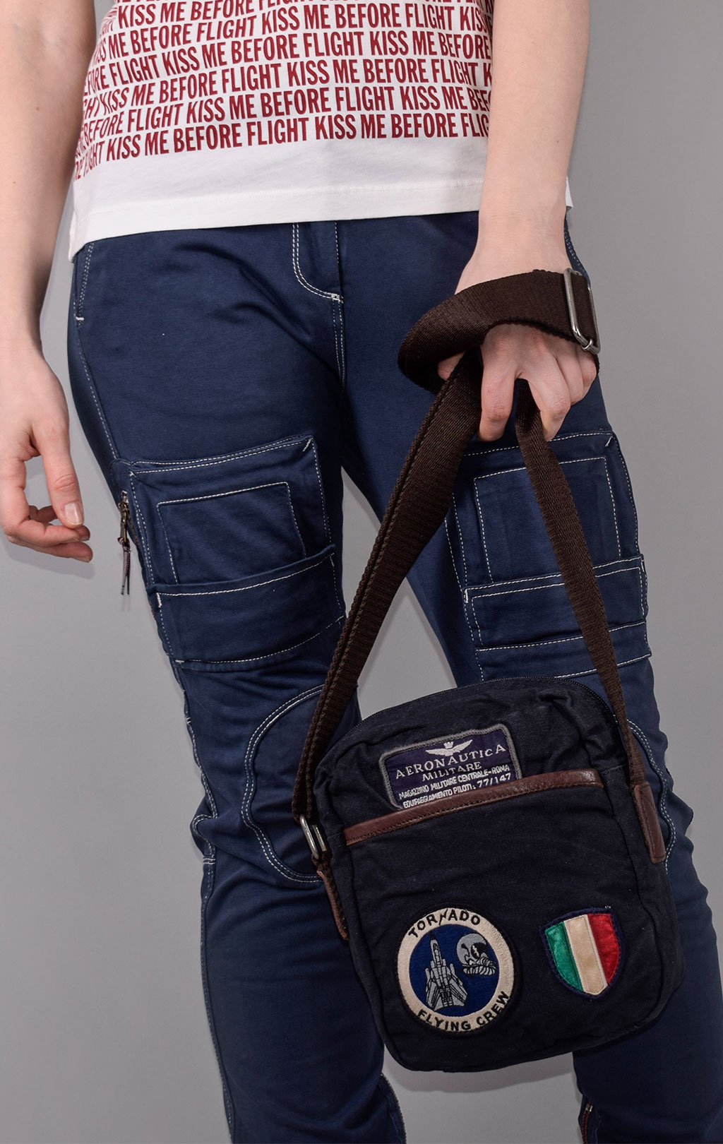 Сумка AERONAUTICA MILITARE SS 20/IN blue navy (BO 1036) 